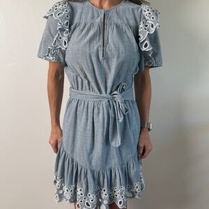 Joie XXS light blue cutout dress